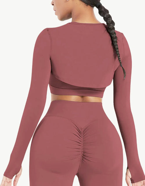 Load image into Gallery viewer, 3 Piece Yoga Set Seamless Women Gym Sport Suit Gym Set
