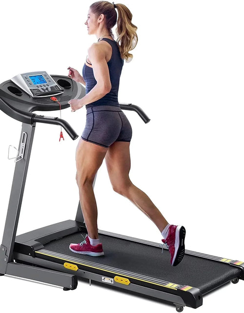 Load image into Gallery viewer, Treadmill with Incline Folding with 12 Level Automatic Incline 2.5Hp Power 8.5Mhp Speed Running Machine 15 Preset Training Program Electric Treadmill for Home Use
